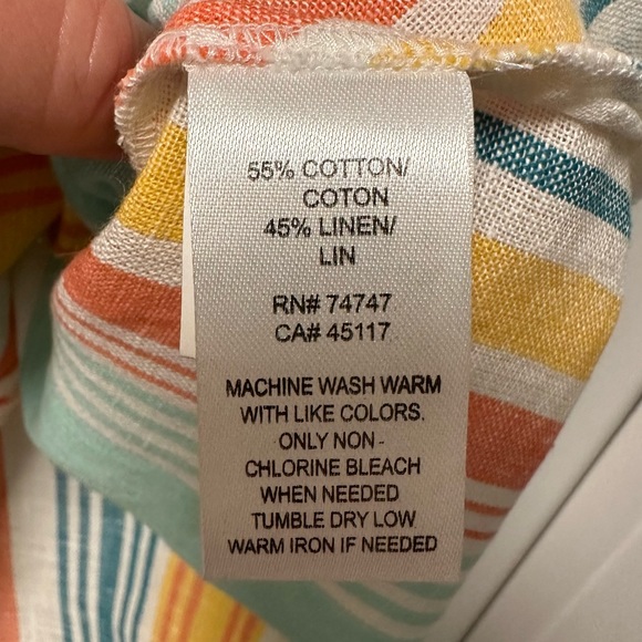 Linen-blend tank 2XL - Picture 3 of 5